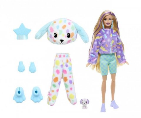 Mattel  HRK41 Barbie Cutie Reveal Lalka Piesek Dalmatyńczyk