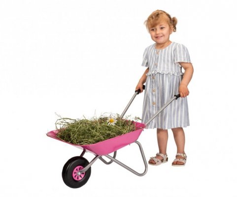 Rolly Toys 274802 Taczka Metalowa  rózowa