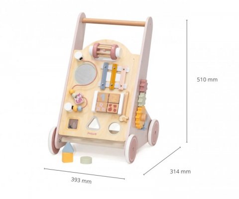 Viga 44259 PolarB Edukacyjny chodzik dla dzieci - pink