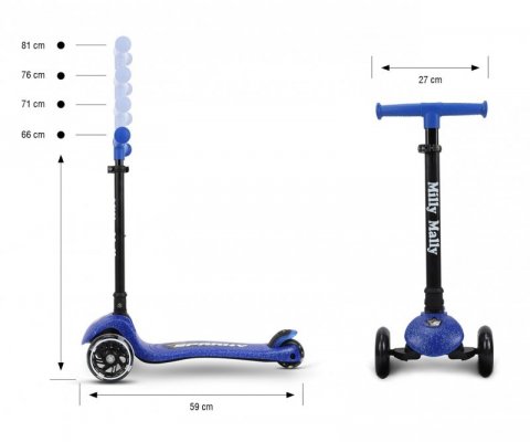 Milly Mally Scooter Sparky Blue