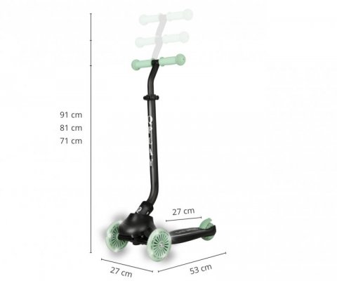Qplay Hulajnoga Sema Evo 3w1 Green
