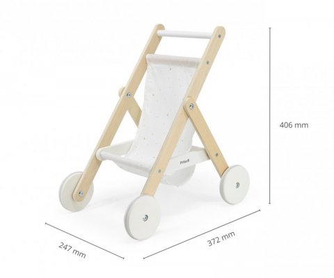 Viga 44236 PolarB Drewniana spacerówka dla lalek