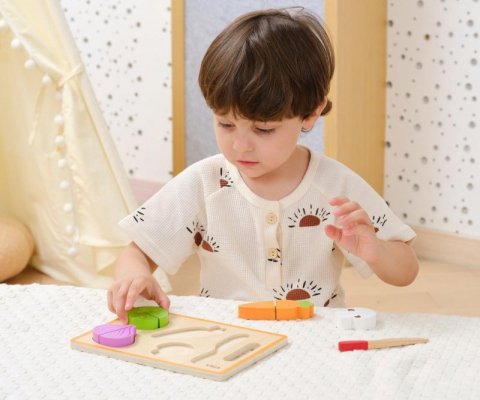 Viga 44790 Zabawa w krojenie – kolorowe warzywa