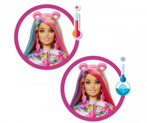 Mattel JVF60 Barbie Cutie Reveal Lalka Tęczowy Miś