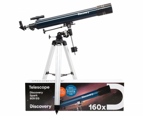 Teleskop Levenhuk Discovery Spark 709 EQ z książką