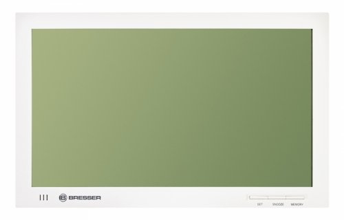 Zegar ścienny Bresser MyTime Jumbo LCD, biały
