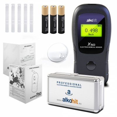 Alkomat Alkohit X50 w skrzyneczce aluminiowej