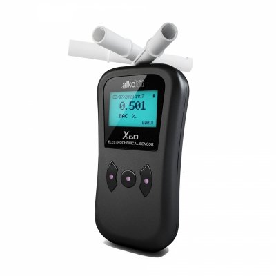 Alkomat Alkohit X60 w skrzyneczce aluminiowej