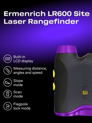 Budowlany dalmierz laserowy Ermenrich LR600
