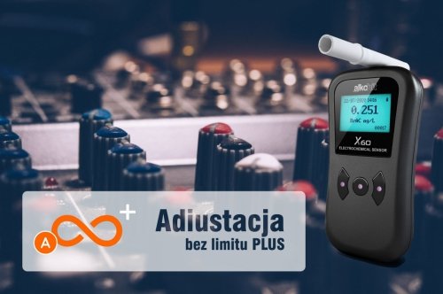 Alkomat Alkohit X60 w skrzyneczce plastikowej