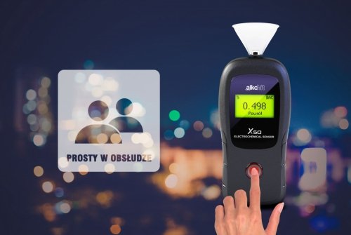 Alkomat Alkohit X50 w skrzyneczce plastikowej