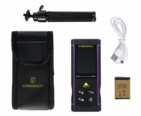 Miernik laserowy Ermenrich PRO LR200, z kamerą