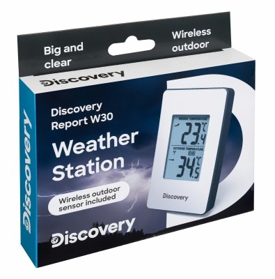 Stacja meteorologiczna Levenhuk Discovery Report W20 z zegarem