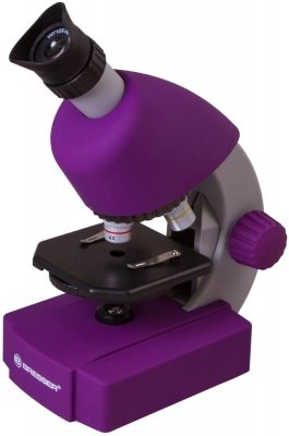 Mikroskop Bresser Junior 40x-640x, purpurowy