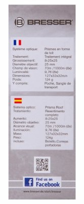 Monokular Bresser Zoomar 8–25x25