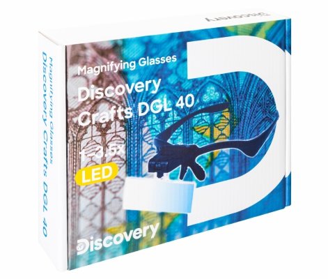 Okulary powiększające Levenhuk Discovery Crafts DGL 40