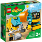 LEGO 10931 Duplo - Ciężarówka i koparka gąsienicowa 