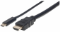 MANHATTAN 152235 1m /s1x USB-C 3.1 1x HDMI 