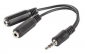 Adapter LANBERG AD-0024-BK Jack 3.5 mm 