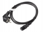 Kabel zasilający LANBERG Wtyczka typ C/F (Schuko) 1.8m. CA-C13C-10CC-0018-BK 