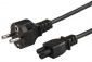 Kabel zasilający SAVIO Wtyczka hybrydowa C/E/F 1.8m. CL-81Z 