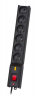 Listwa zasilająca LESTAR LX610 1.5m 6 gniazd Czarny LX610_1.5_BLACK 