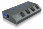 Hub USB ICY BOX NUICYUS4P000009 