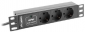 Listwa zasilająca LANBERG PDU-03F-0200-BK 