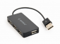Hub USB GEMBIRD UHB-U2P4-04 