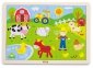 Viga 50197 Puzzle na podkładce 24 elementy - farma 