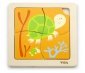 Viga 50143 Puzzle na podkładce - żółwiki 