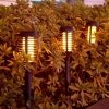 Lampa słoneczna pochodnia płomień 48,5 cm zestaw 4 sztuk