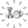 Magnesy neodymowe push pin mocne pionki na lodówkę 16 sztuk