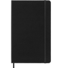 notes w gumką czarny matowy