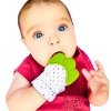 Rękawiczka gryzak na ząbkowanie dla dziecka zielona