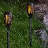 Lampa słoneczna pochodnia płomień 48,5 cm zestaw 4 sztuk