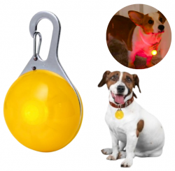 Świecąca lampka led na obrożę dla psa kota