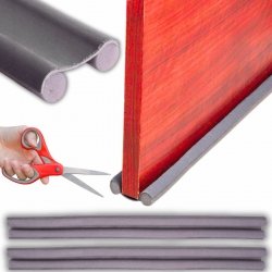 Uszczelka pod drzwi izolująca szara ok. 90cm