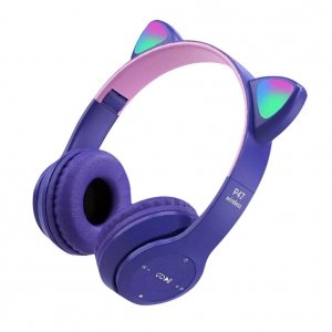 Słuchawki bezprzewodowe bluetooth kocie uszy