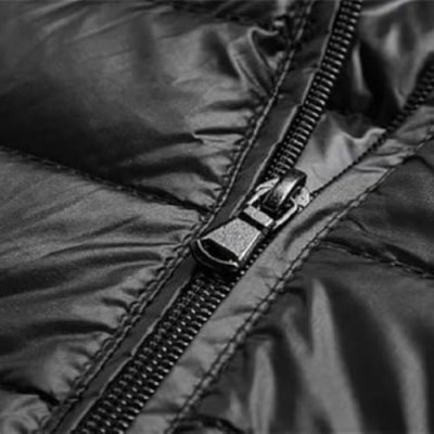 Męska kurtka przejściowa czarna pikowana L/XL bez kaptura