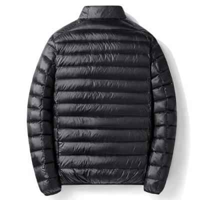 Męska kurtka przejściowa czarna pikowana L/XL bez kaptura