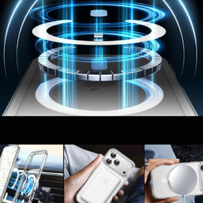 Etui iPhone 17 Pro Max 3w1 z hartowanym szkłem 9H i uchwytem ring