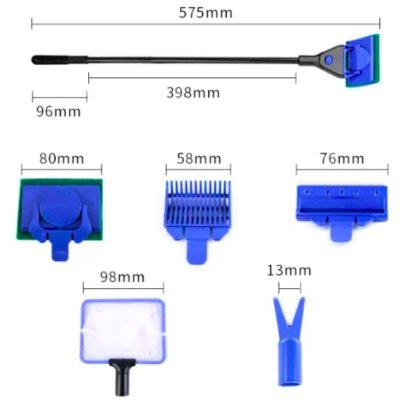 Zestaw szczotek do czyszczenia akwarium 5w1