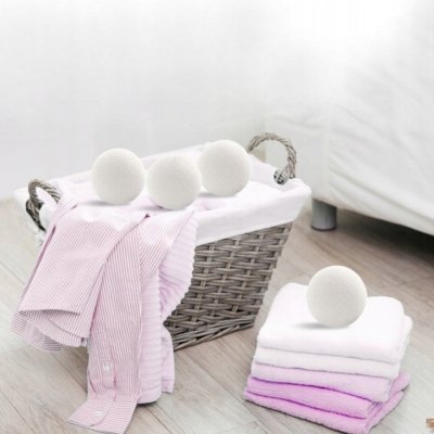 Wełniane kulki do suszarki 6 sztuk - ekologiczne, zmiękczają tkaniny