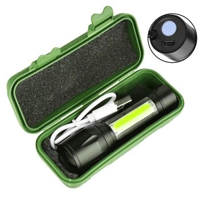 Latarka taktyczna led wielofunkcyjna usb