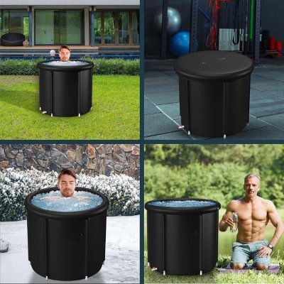 Wanna beczka do morsowania 320L – składana, przenośna, XXL