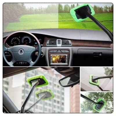 myjka z miękkiej mikrofibry do mycia szyb luster