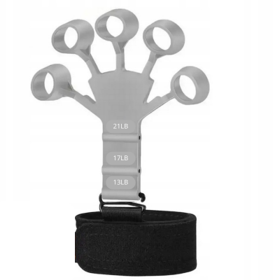 Finger gripper trainer do ćwiczenia palców rąk szary