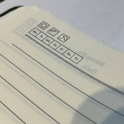 notes memo linia