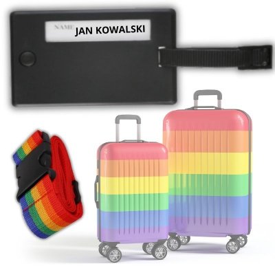 Pas bagażowy + identyfikator do walizki